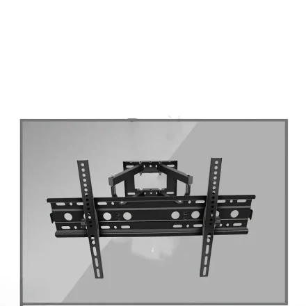 1pc M600 Full Motion TV Wall Mount, 81.28-203.2 cm Universal Articulating Arm Bracket, Metal Construction, Omnidirectional Tilt Adjustable, Uncharged - TV Stand for Living Room