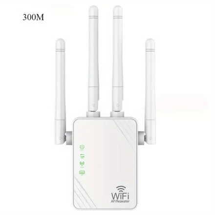 High-Speed Dual Band 2.4GHz/5.8GHz WiFi Repeater - Covers Up to 9000 Sq Ft, Easy Setup with Ethernet Port, Long-Range Stability, Compatibility for Home & Office Use, Wifi Extender