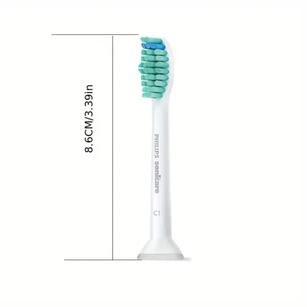 Philips Sonicare C1 ProResults Toothbrush Heads,3 Brush Heads, White, HX6013/63