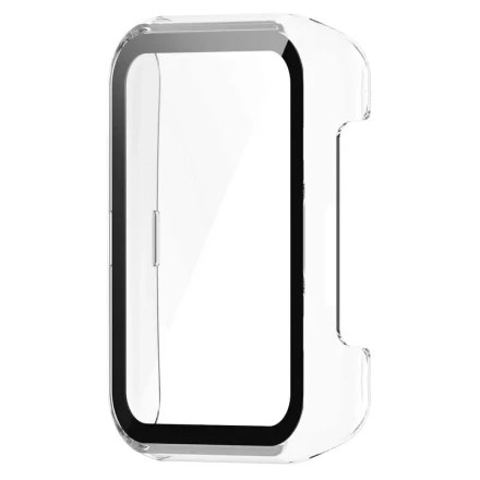 Protective Case for Huawei Watch Fit 2 Smartwatch Full Cover Tempered Glass Screen Protector Scratch-Proof PC Hard Shell