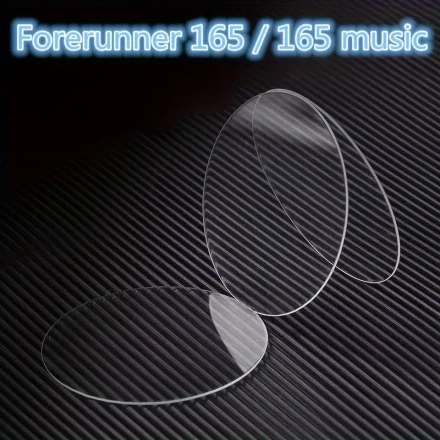 3PCS Tempered Glass Screen Protector for Garmin Forerunner 165 / 165 Music, Glossy Finish, 9H Hardness, Anti-Scratch - Not Water Resistant